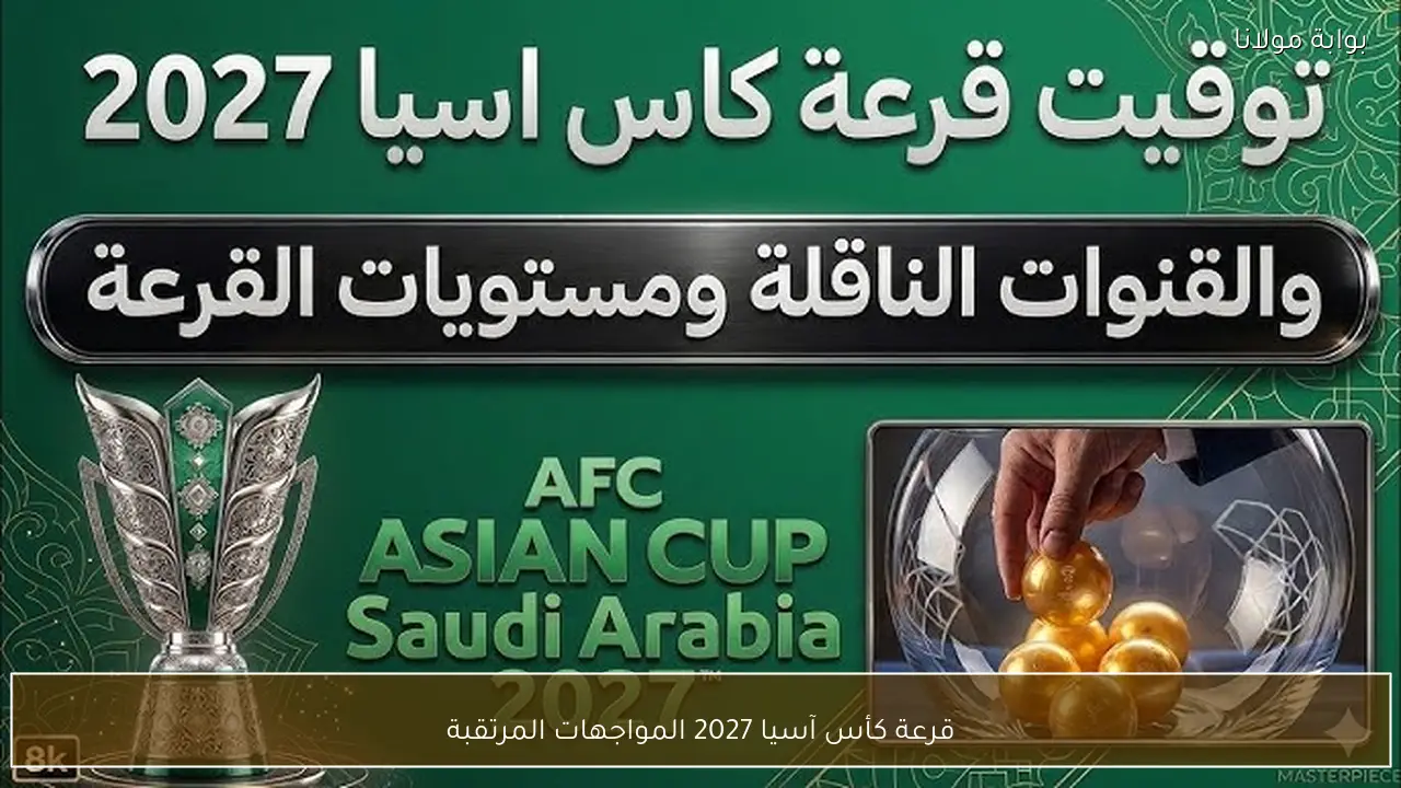 قرعة كأس آسيا 2027 المواجهات المرتقبة