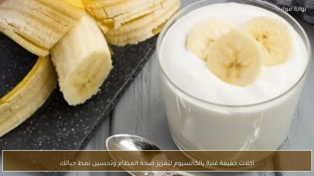 أكلات خفيفة غنية بالكالسيوم لتعزيز صحة العظام وتحسين نمط حياتك