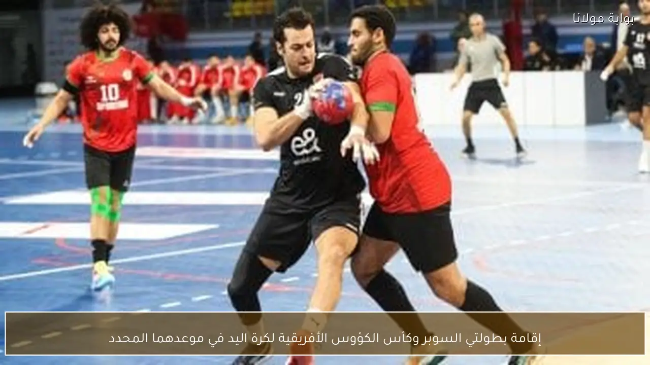 إقامة بطولتي السوبر وكأس الكؤوس الأفريقية لكرة اليد في موعدهما المحدد