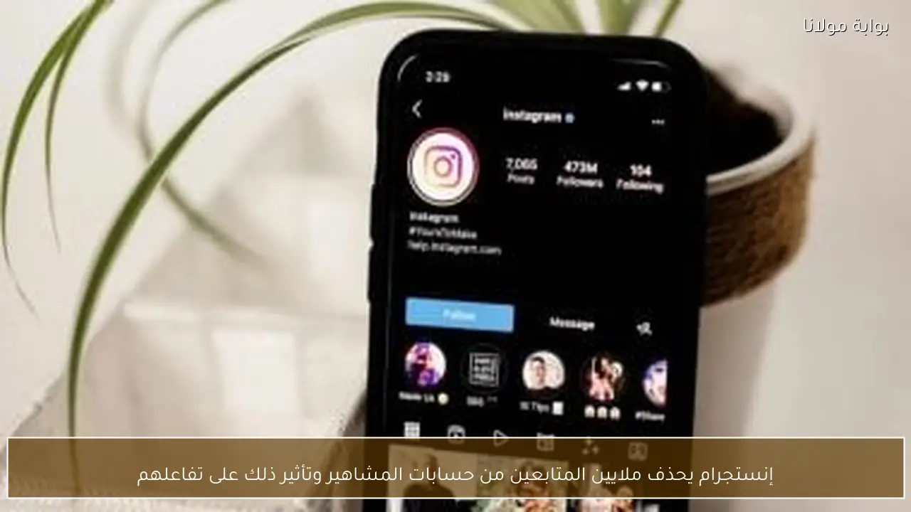 إنستجرام يحذف ملايين المتابعين من حسابات المشاهير وتأثير ذلك على تفاعلهم