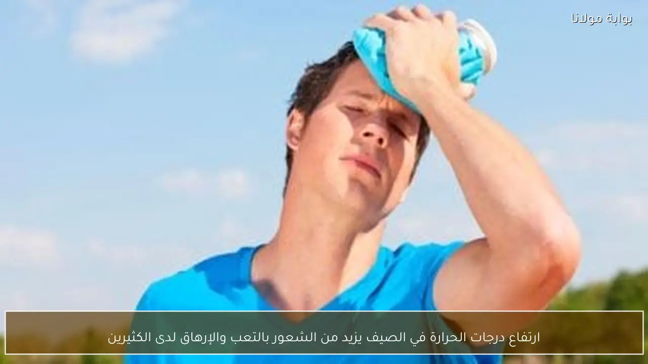 ارتفاع درجات الحرارة في الصيف يزيد من الشعور بالتعب والإرهاق لدى الكثيرين