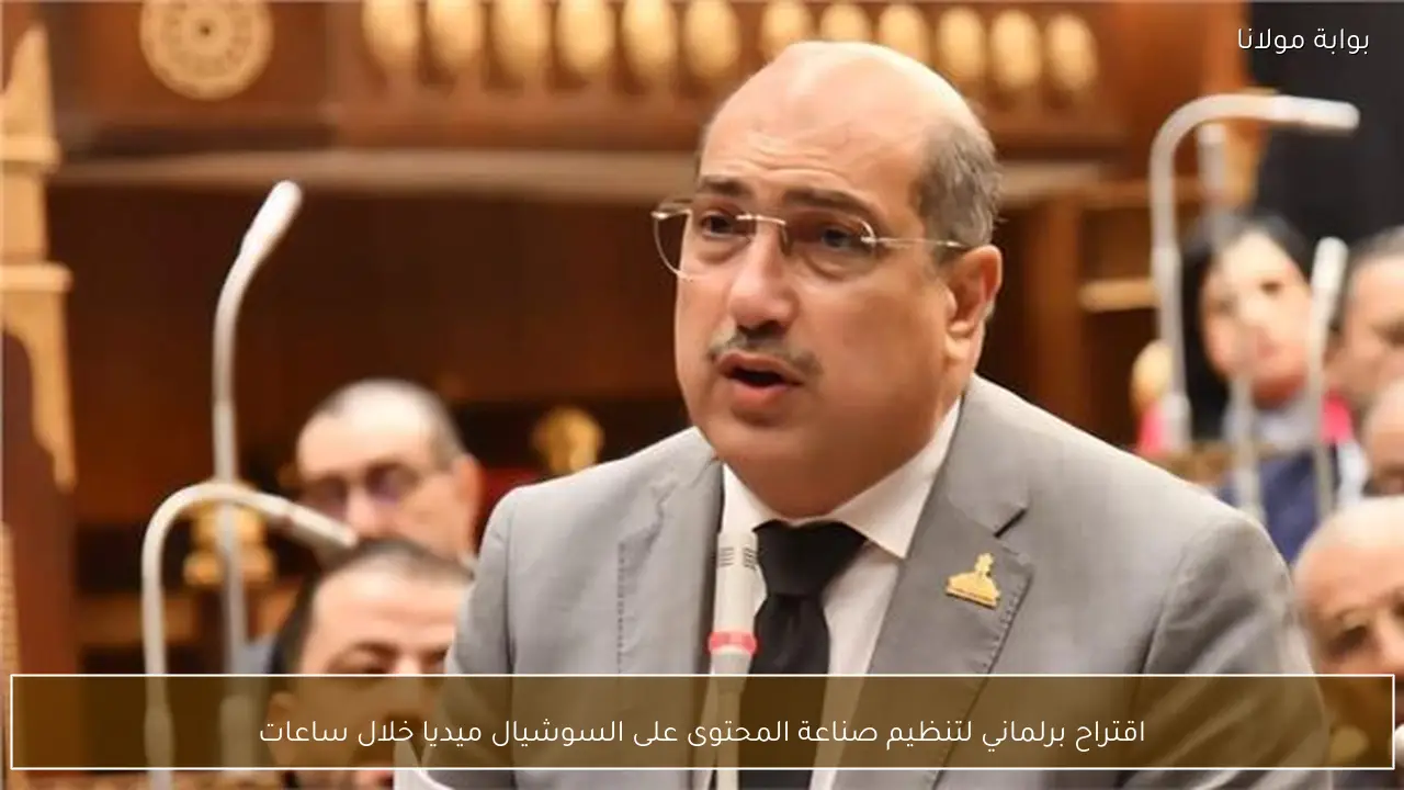 اقتراح برلماني لتنظيم صناعة المحتوى على السوشيال ميديا خلال ساعات