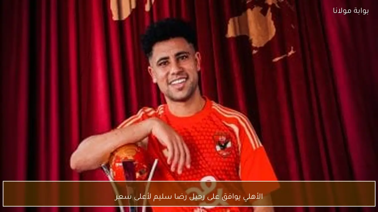 الأهلي يوافق على رحيل رضا سليم لأعلى سعر