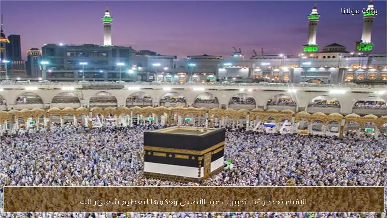 الإفتاء تحدد وقت تكبيرات عيد الأضحى وحكمها لتعظيم شعائر الله