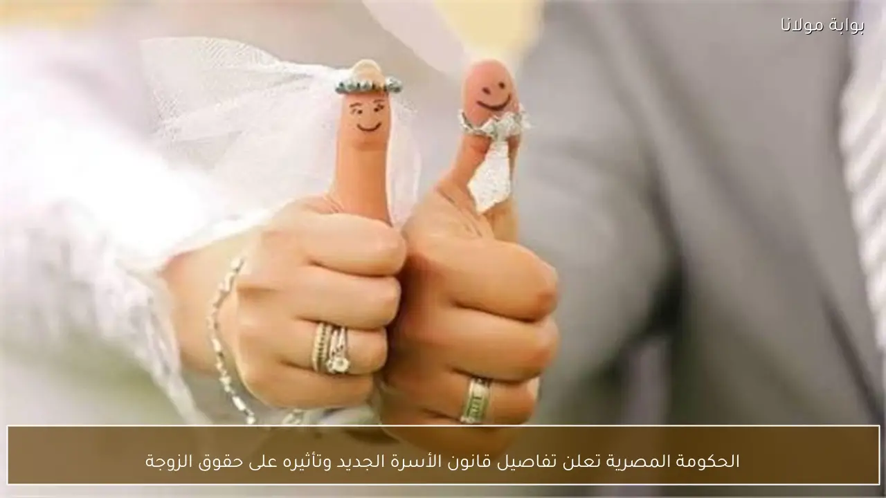 الحكومة المصرية تعلن تفاصيل قانون الأسرة الجديد وتأثيره على حقوق الزوجة