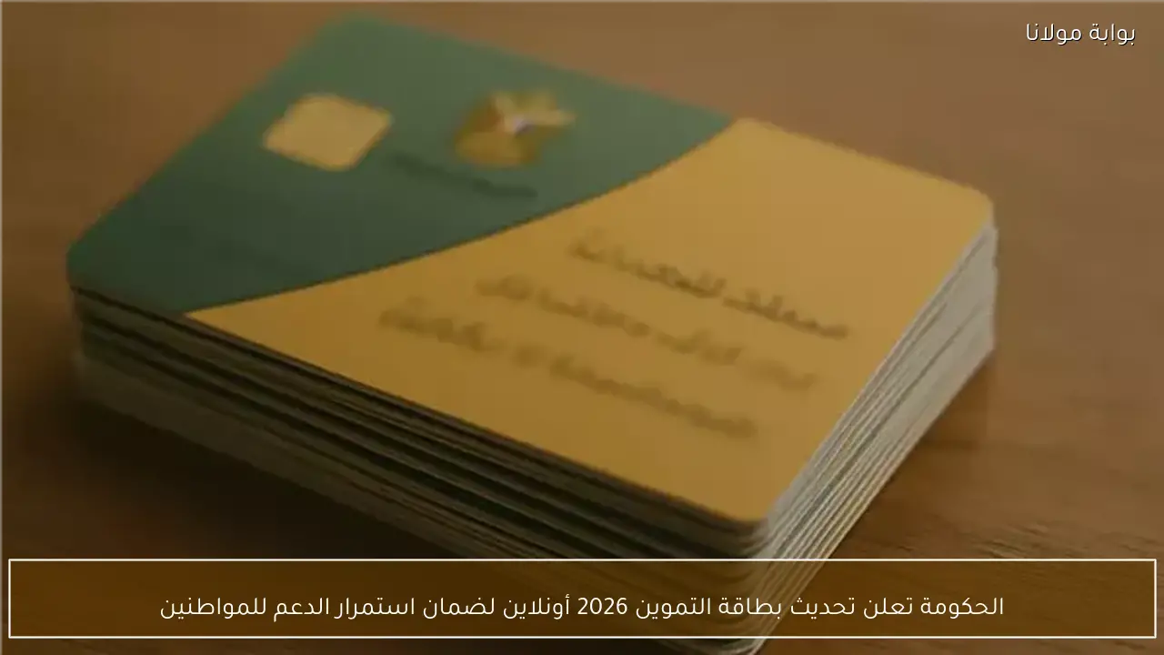 تحديث بطاقة التموين 2026 أونلاين.. خطوات التسجيل والشروط لضمان استمرار الدعم