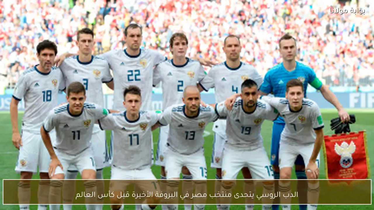 الدب الروسي يتحدى منتخب مصر في البروفة الأخيرة قبل كأس العالم