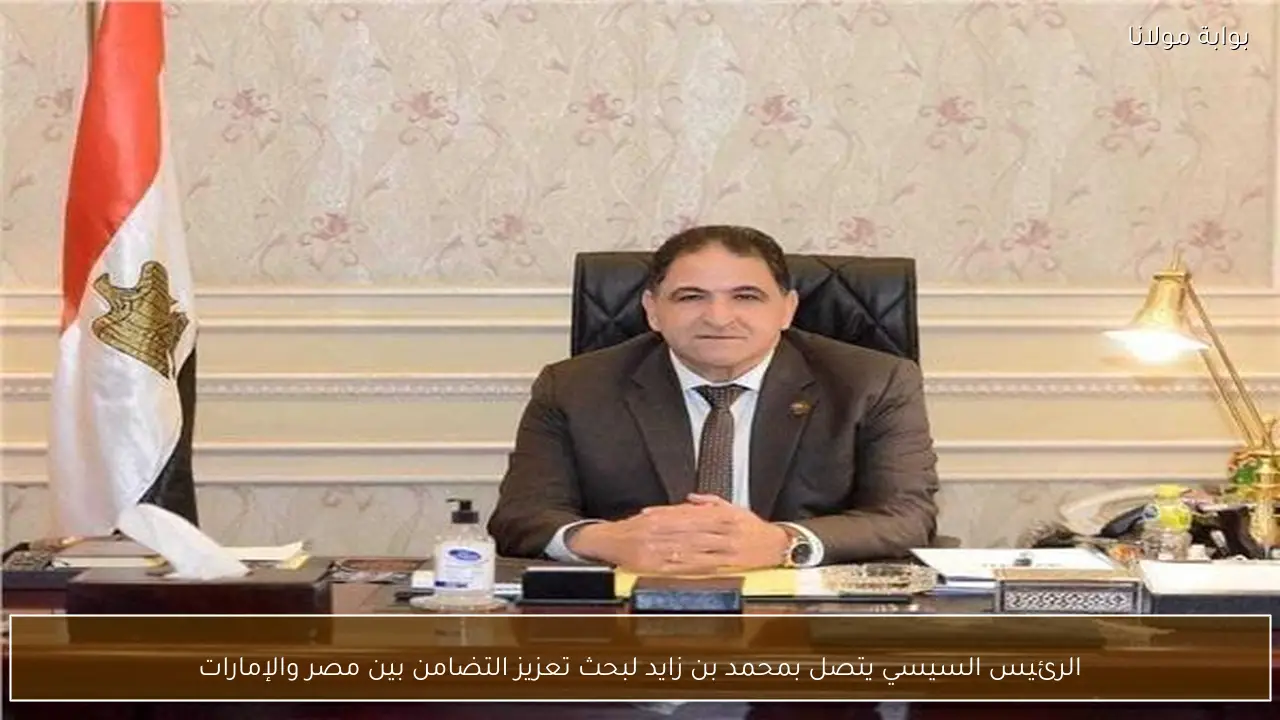 الرئيس السيسي يتصل بمحمد بن زايد لبحث تعزيز التضامن بين مصر والإمارات