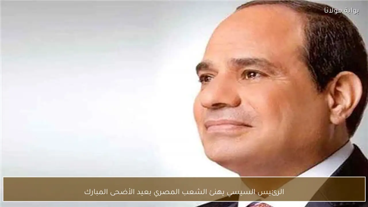 الرئيس السيسي يهنئ الشعب المصري بعيد الأضحى المبارك