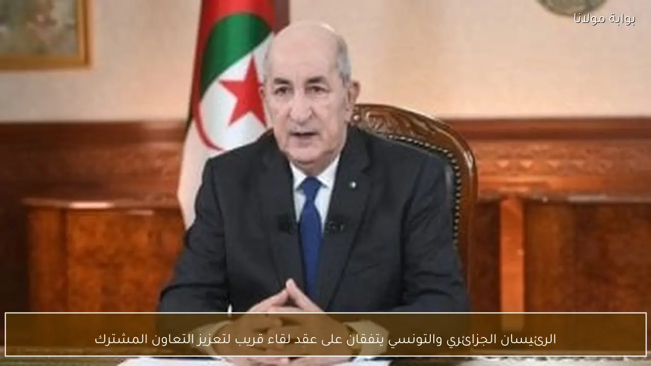 الرئيسان الجزائري والتونسي يتفقان على عقد لقاء قريب لتعزيز التعاون المشترك