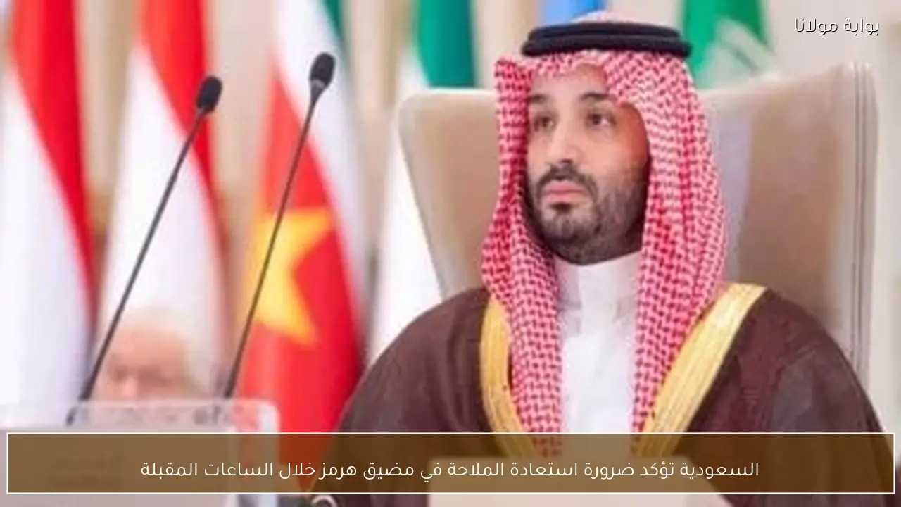 السعودية تؤكد ضرورة استعادة الملاحة في مضيق هرمز خلال الساعات المقبلة