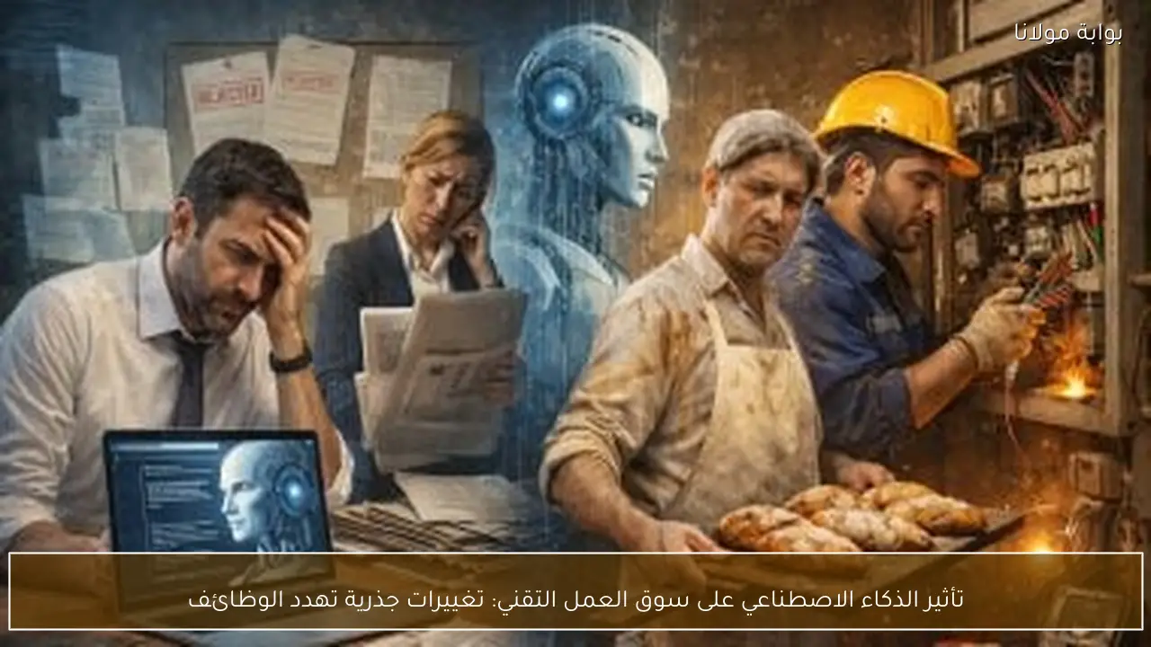 تأثير الذكاء الاصطناعي على سوق العمل التقني: تغييرات جذرية تهدد الوظائف
