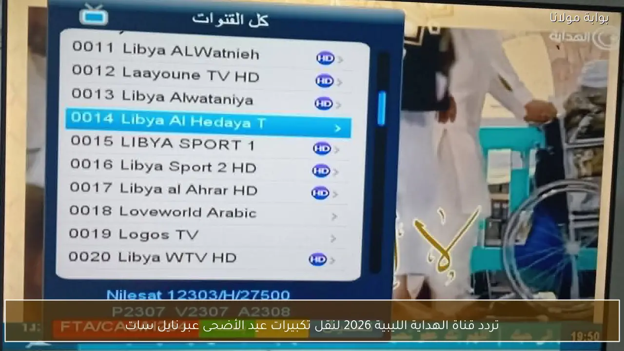 تردد قناة الهداية الليبية 2026 لنقل تكبيرات عيد الأضحى عبر نايل سات