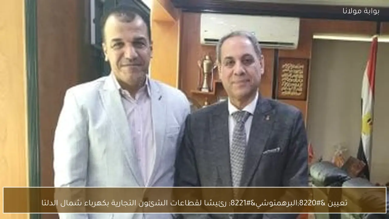 تعيين “البرهمتوشي” رئيسًا لقطاعات الشئون التجارية بكهرباء شمال الدلتا
