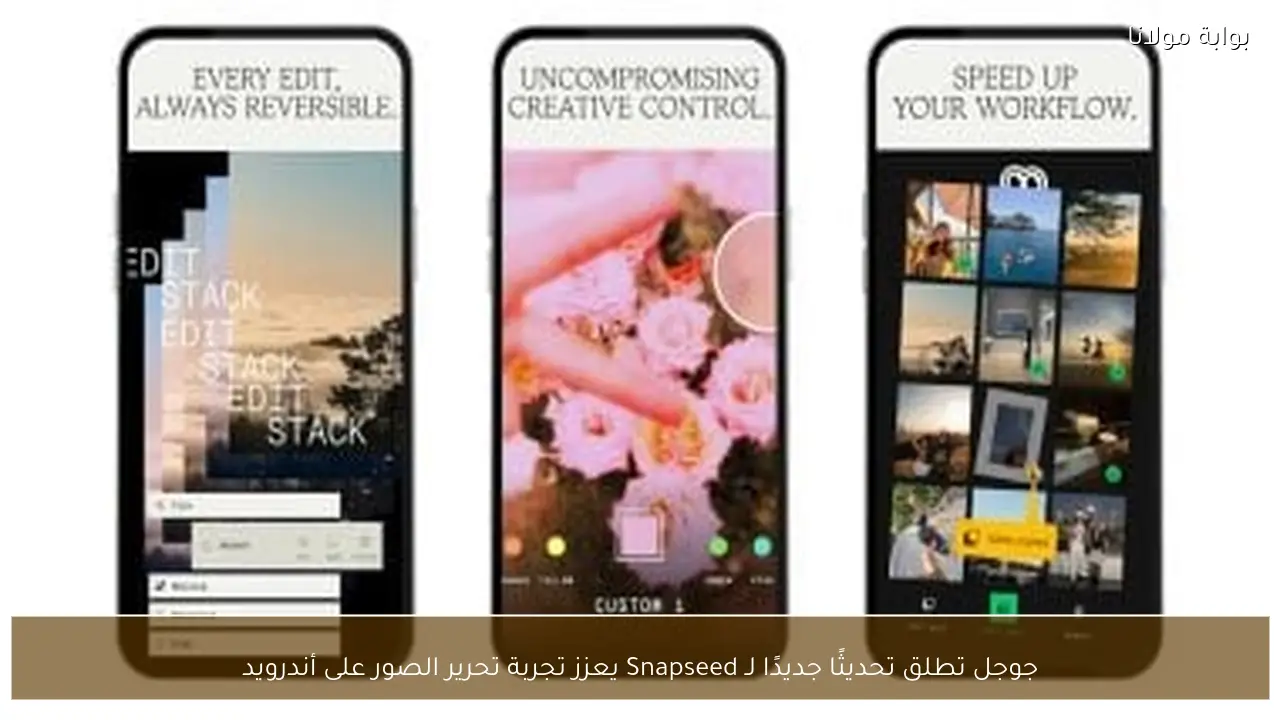 جوجل تطلق تحديثًا جديدًا لـ Snapseed يعزز تجربة تحرير الصور على أندرويد