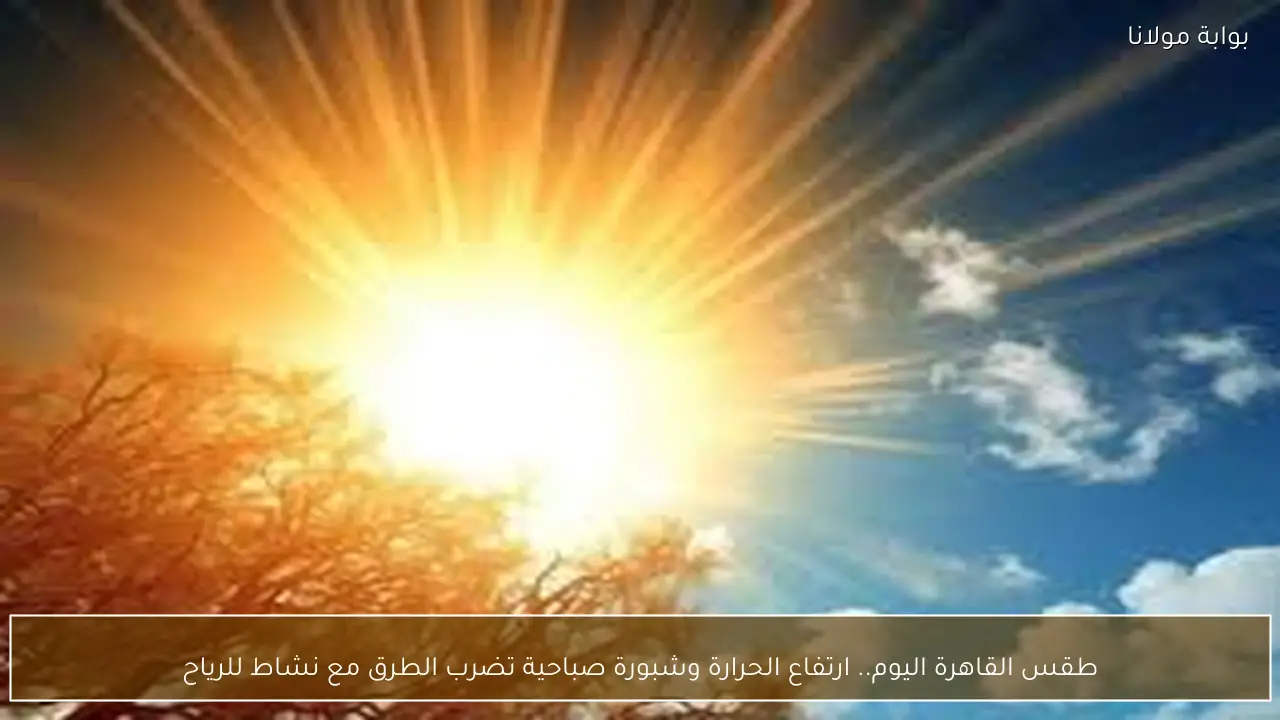 طقس القاهرة اليوم.. ارتفاع الحرارة وشبورة صباحية تضرب الطرق مع نشاط للرياح