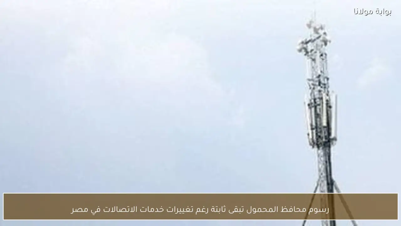 رسوم محافظ المحمول تبقى ثابتة رغم تغييرات خدمات الاتصالات في مصر