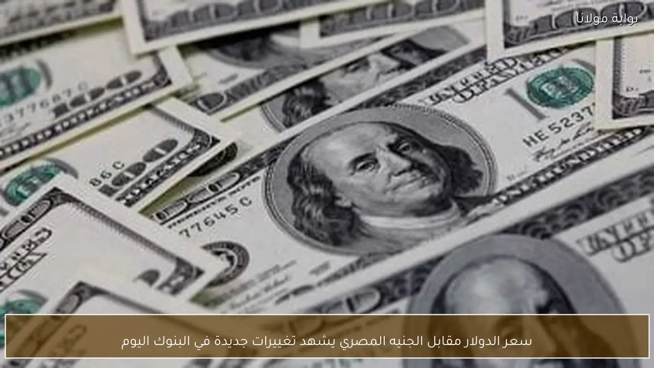 سعر الدولار مقابل الجنيه المصري يشهد تغييرات جديدة في البنوك اليوم