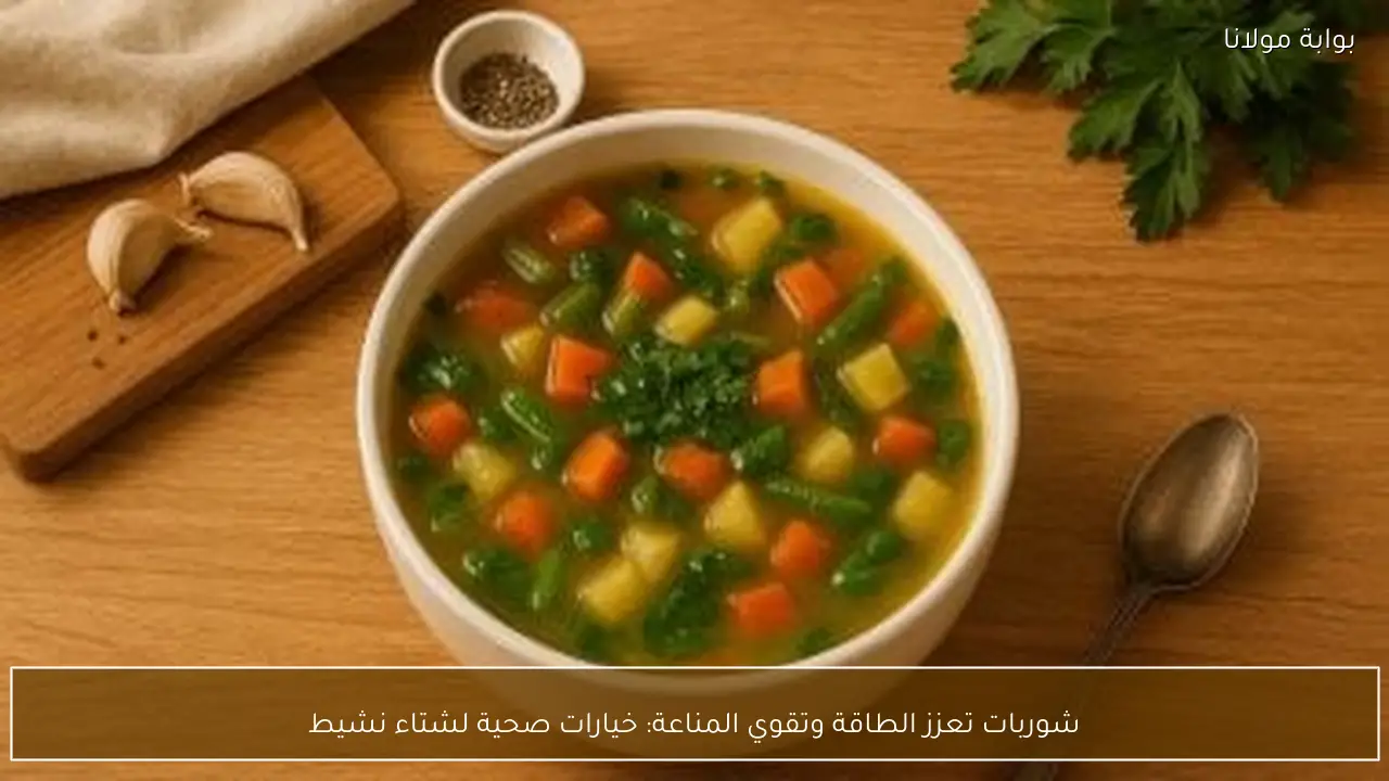 شوربات تعزز الطاقة وتقوي المناعة: خيارات صحية لشتاء نشيط