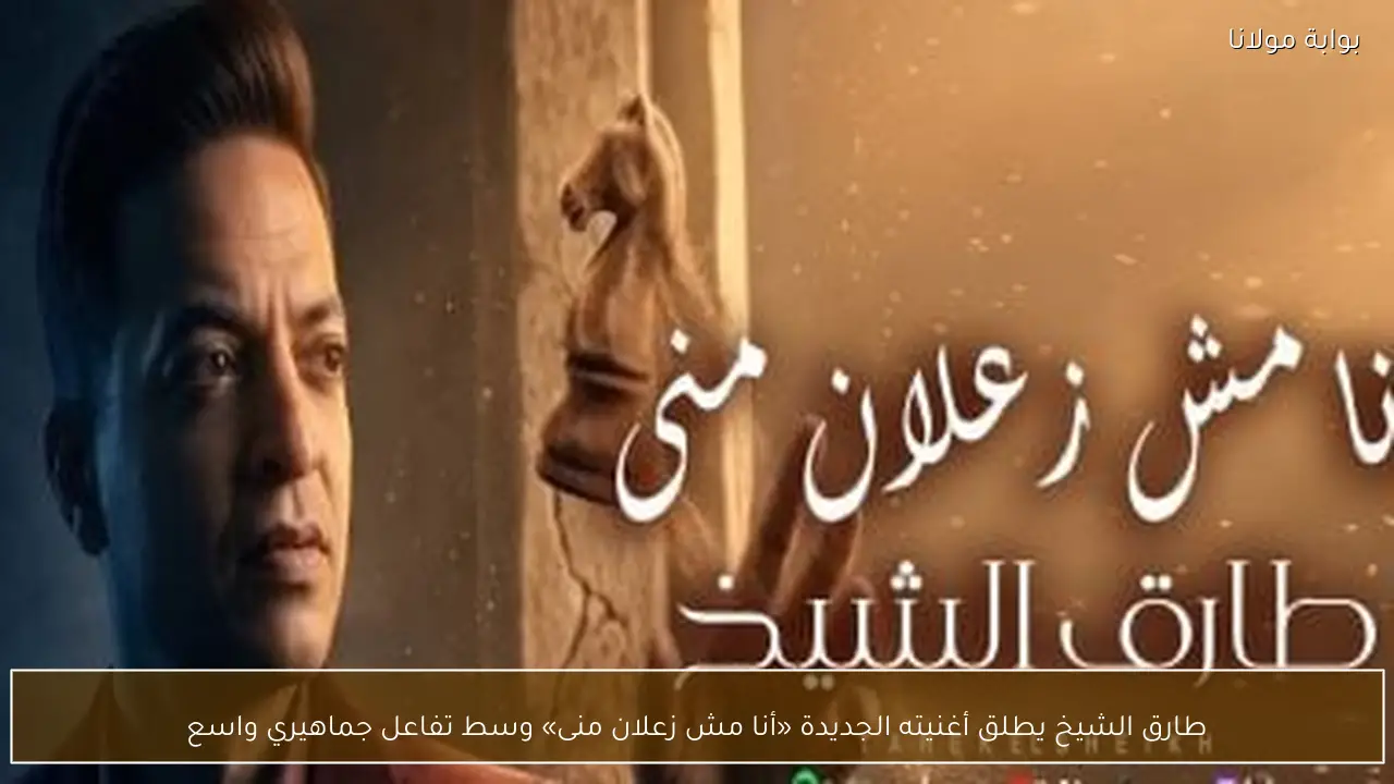 طارق الشيخ يطلق أغنيته الجديدة «أنا مش زعلان منى» وسط تفاعل جماهيري واسع