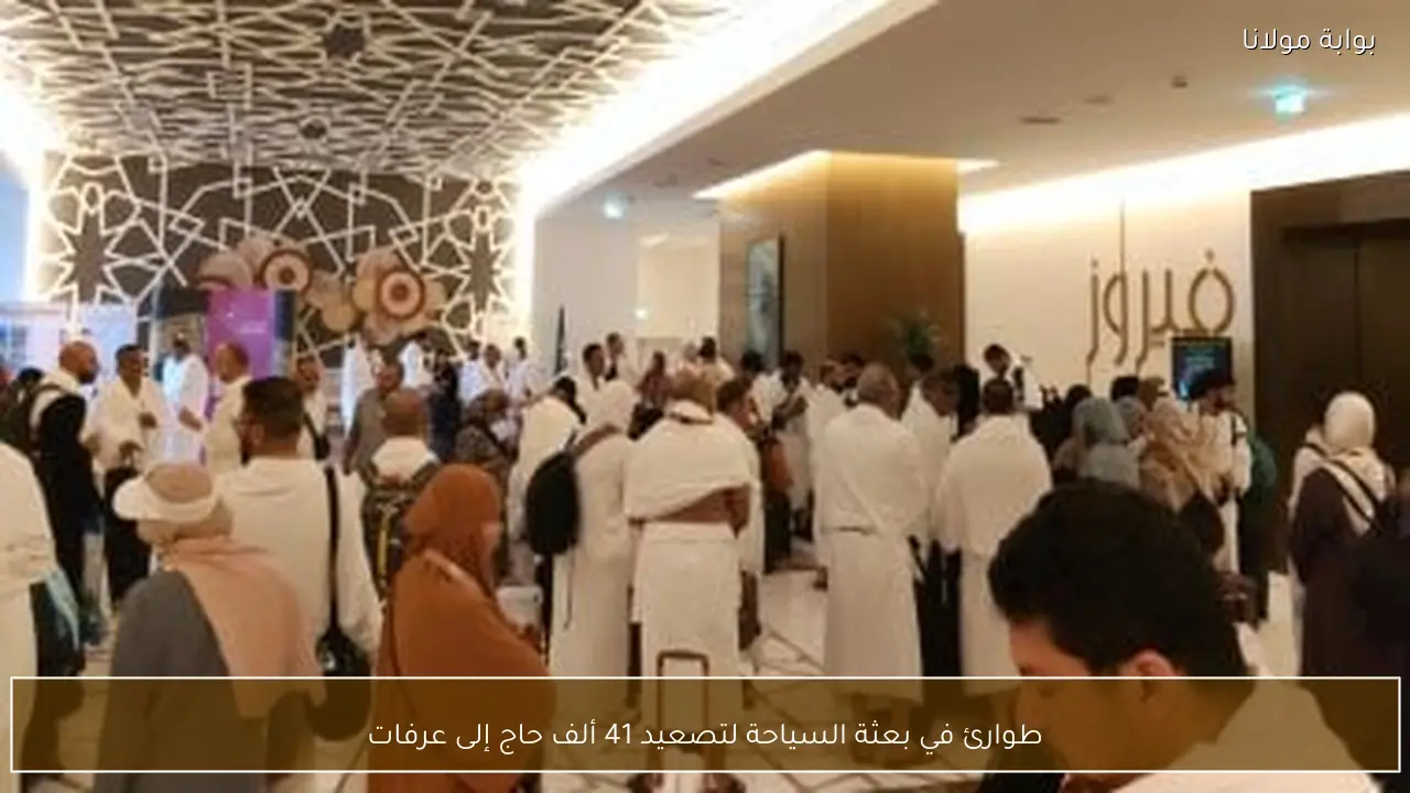 طوارئ في بعثة السياحة لتصعيد 41 ألف حاج إلى عرفات