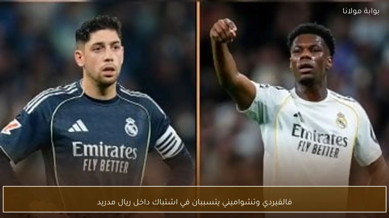فالفيردي وتشواميني يتسببان في اشتباك داخل ريال مدريد