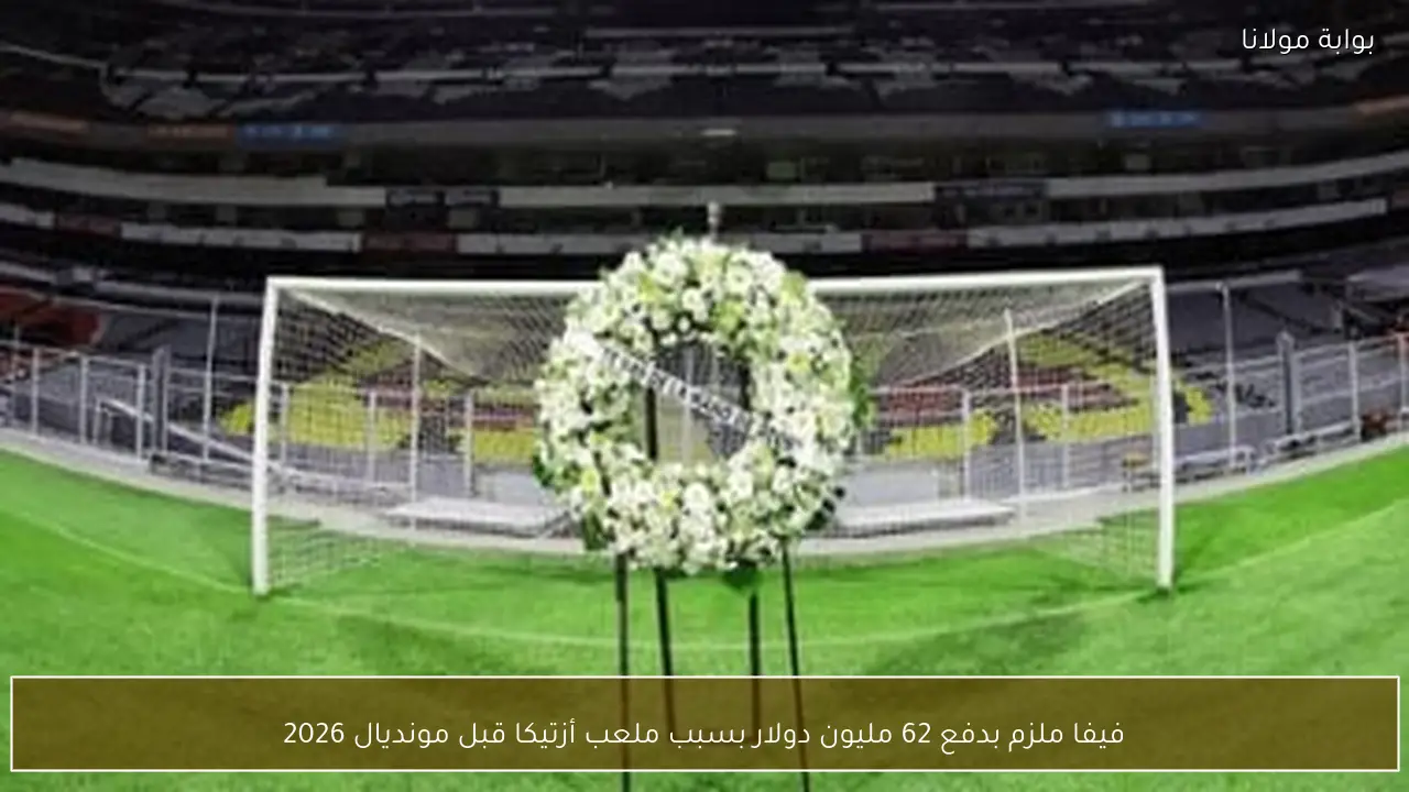 فيفا ملزم بدفع 62 مليون دولار بسبب ملعب أزتيكا قبل مونديال 2026