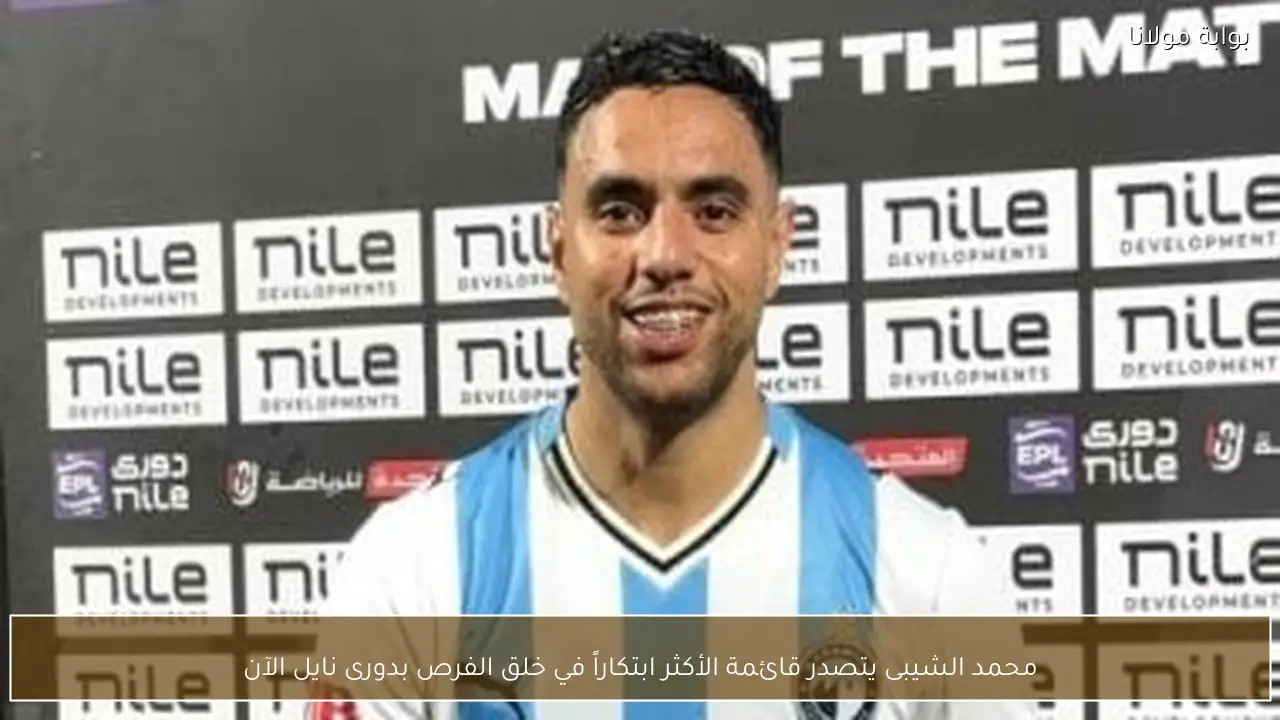 محمد الشيبى يتصدر قائمة الأكثر ابتكاراً في خلق الفرص بدورى نايل الآن