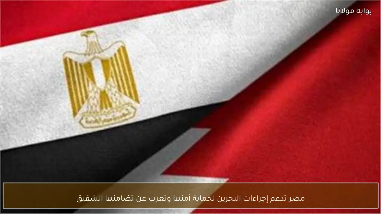 مصر تدعم إجراءات البحرين لحماية أمنها وتعرب عن تضامنها الشقيق