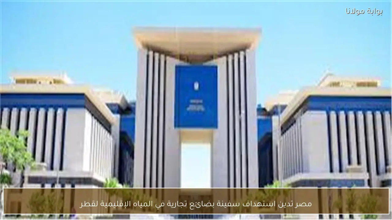 مصر تدين استهداف سفينة بضائع تجارية في المياه الإقليمية لقطر