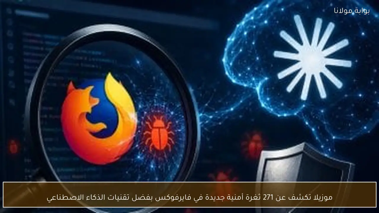موزيلا تكشف عن 271 ثغرة أمنية جديدة في فايرفوكس بفضل تقنيات الذكاء الاصطناعي