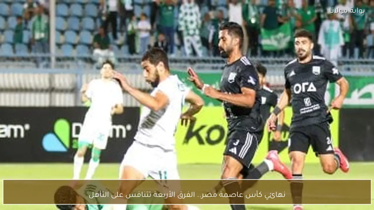 نهائي كأس عاصمة مصر.. الفرق الأربعة تتنافس على التأهل