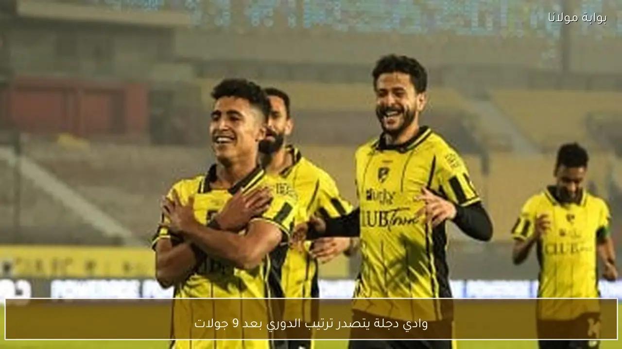 وادي دجلة يتصدر ترتيب الدوري بعد 9 جولات