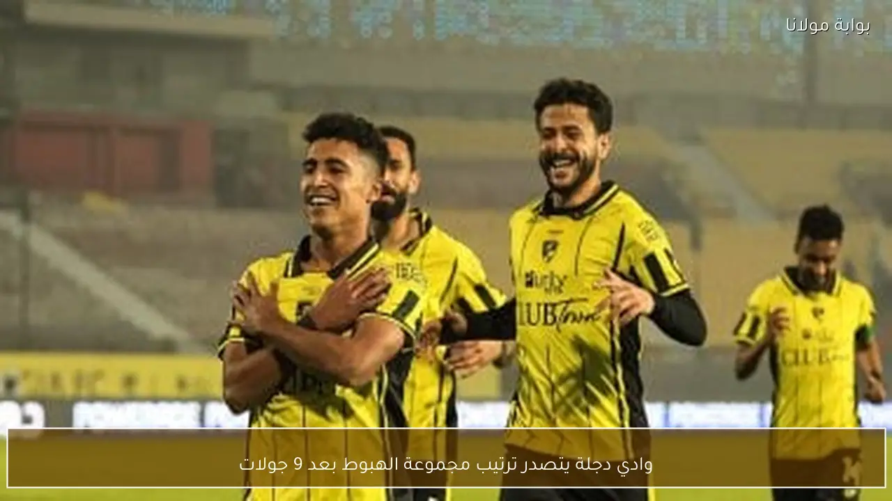 وادي دجلة يتصدر ترتيب مجموعة الهبوط بعد 9 جولات
