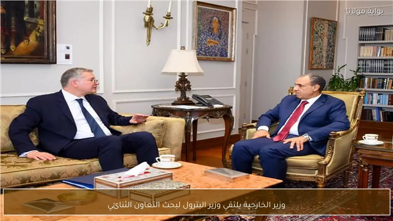 وزير الخارجية يلتقي وزير البترول لبحث التعاون الثنائي
