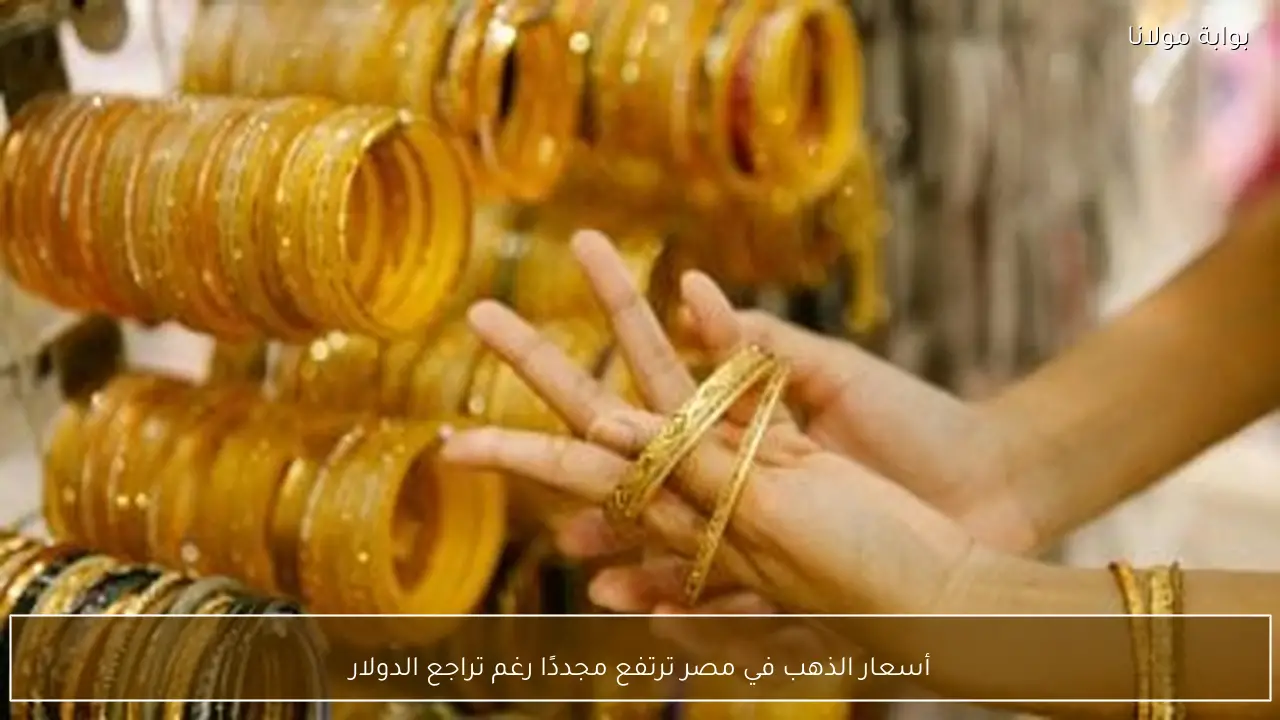 أسعار الذهب في مصر ترتفع مجددًا رغم تراجع الدولار