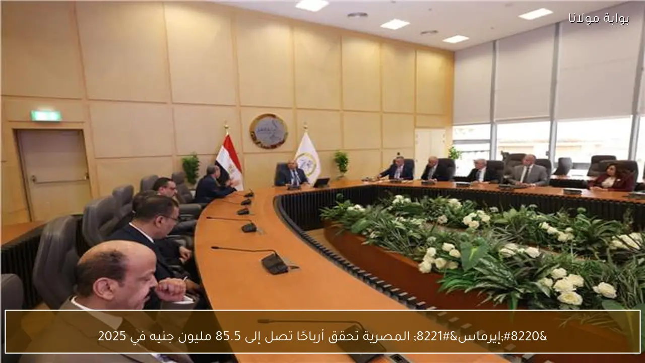 “إيرماس” المصرية تحقق أرباحًا تصل إلى 85.5 مليون جنيه في 2025
