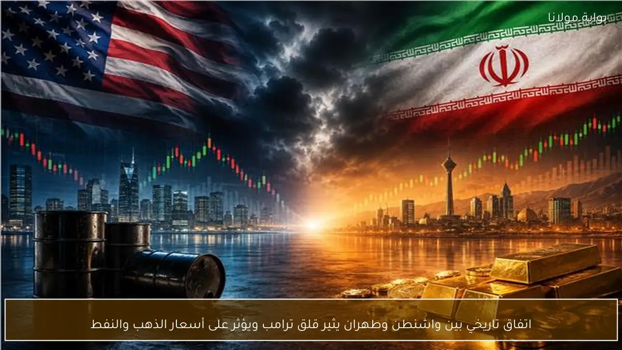 اتفاق تاريخي بين واشنطن وطهران يثير قلق ترامب ويؤثر على أسعار الذهب والنفط
