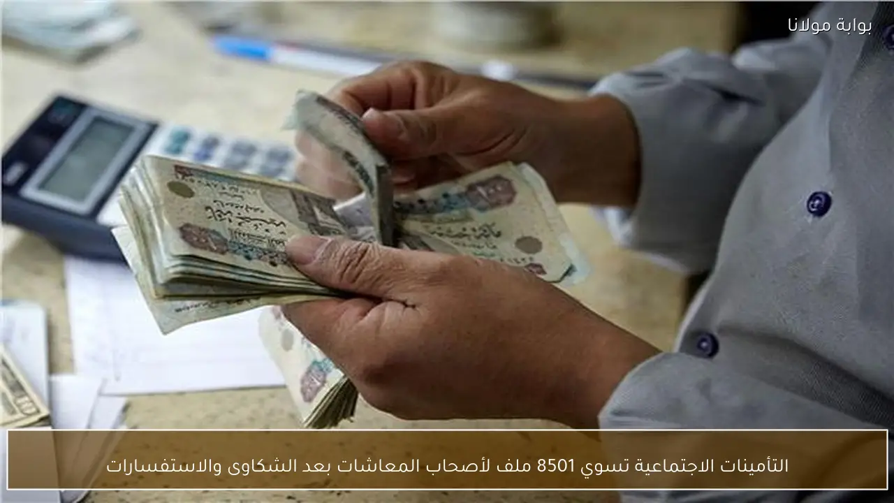 التأمينات الاجتماعية تسوي 8501 ملف لأصحاب المعاشات بعد الشكاوى والاستفسارات