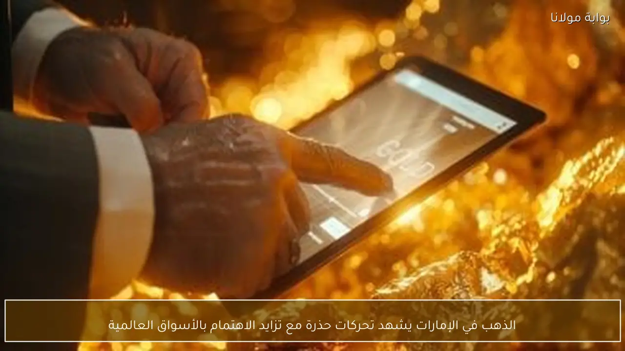 الذهب في الإمارات يشهد تحركات حذرة مع تزايد الاهتمام بالأسواق العالمية