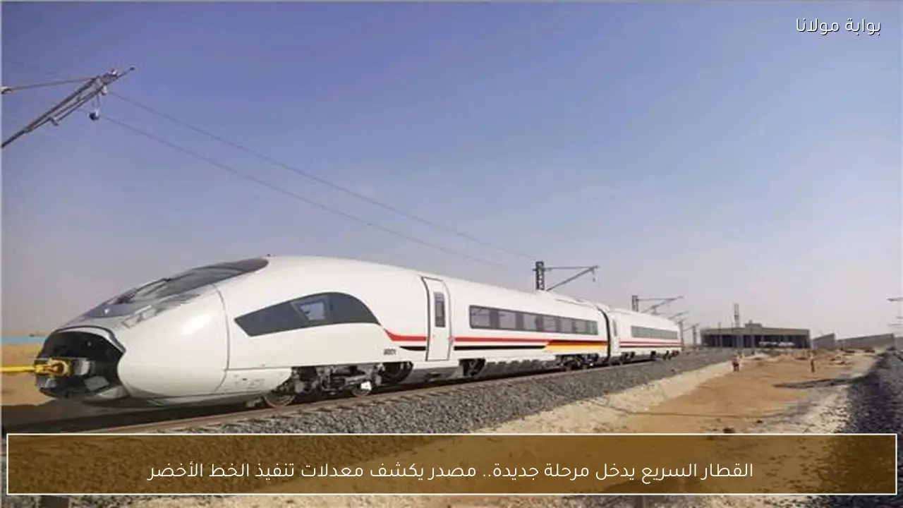 القطار السريع يدخل مرحلة جديدة.. مصدر يكشف معدلات تنفيذ الخط الأخضر
