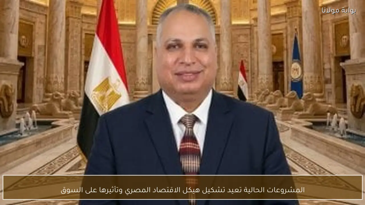 المشروعات الحالية تعيد تشكيل هيكل الاقتصاد المصري وتأثيرها على السوق