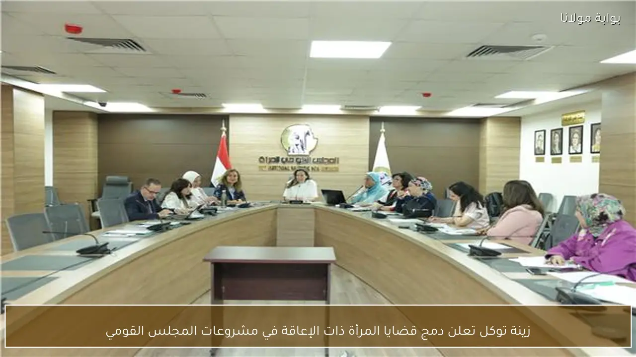 زينة توكل تعلن دمج قضايا المرأة ذات الإعاقة في مشروعات المجلس القومي
