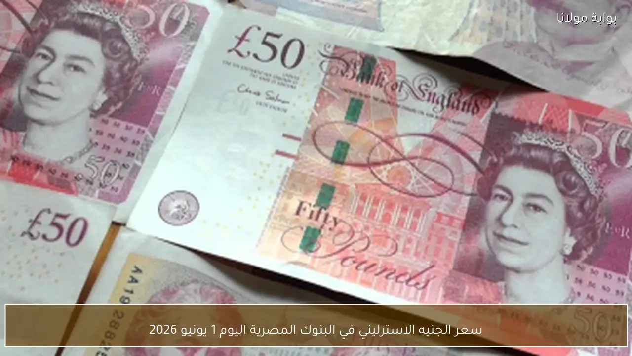 سعر الجنيه الاسترليني في البنوك المصرية اليوم 1 يونيو 2026