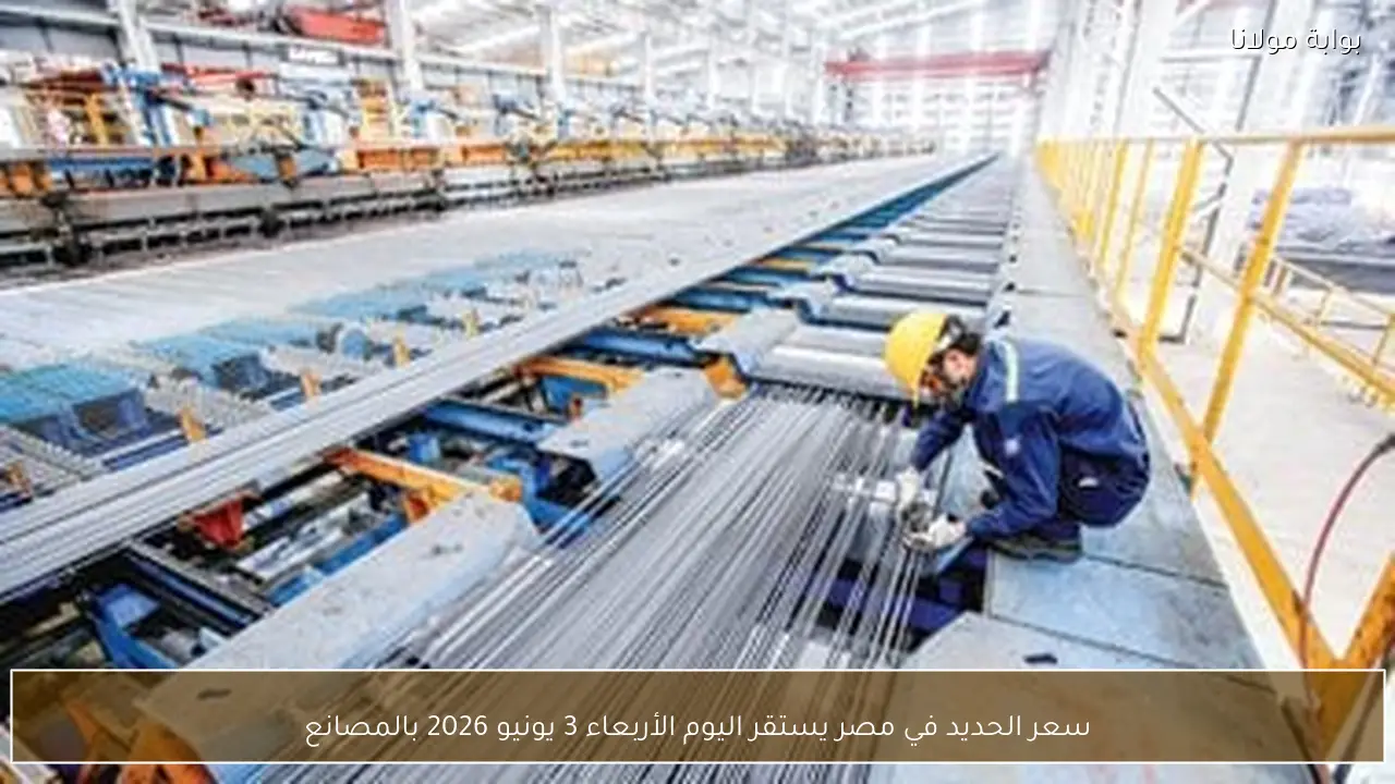 سعر الحديد في مصر يستقر اليوم الأربعاء 3 يونيو 2026 بالمصانع