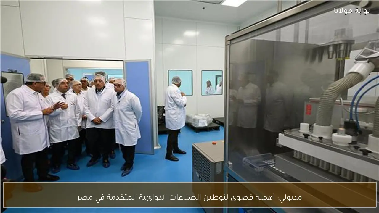 مدبولي: أهمية قصوى لتوطين الصناعات الدوائية المتقدمة في مصر