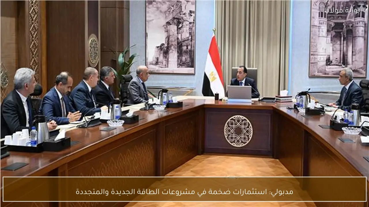 مدبولي: استثمارات ضخمة في مشروعات الطاقة الجديدة والمتجددة
