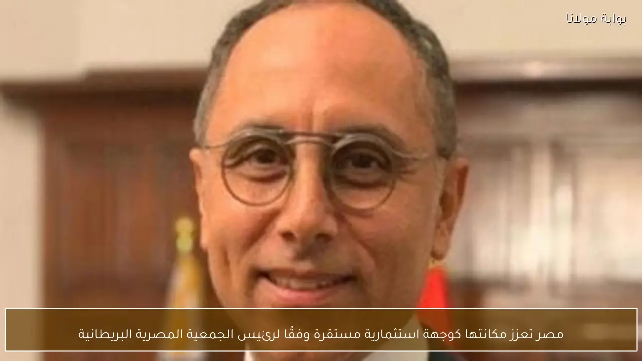 مصر تعزز مكانتها كوجهة استثمارية مستقرة وفقًا لرئيس الجمعية المصرية البريطانية