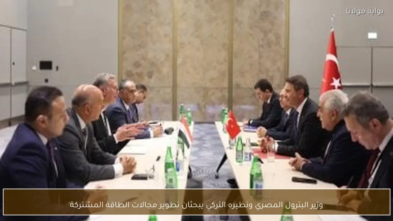 وزير البترول المصري ونظيره التركي يبحثان تطوير مجالات الطاقة المشتركة