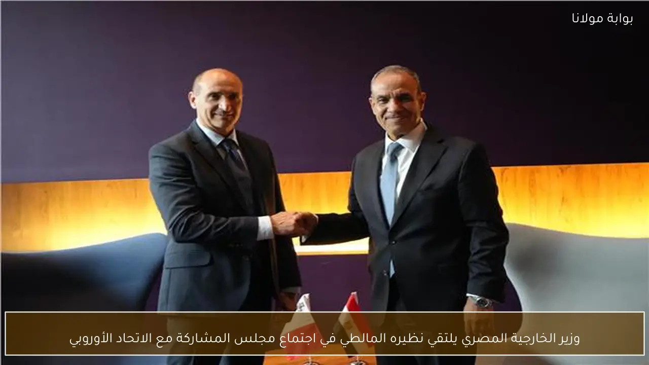 وزير الخارجية المصري يلتقي نظيره المالطي في اجتماع مجلس المشاركة مع الاتحاد الأوروبي